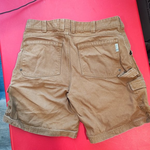 Cabela's outdoor heavy duty canvas tan cargo short men's size 38 - Picture 3 of 7